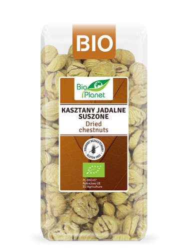 KASZTANY JADALNE SUSZONE BEZGLUTENOWE BIO 400 g - BIO PLANET