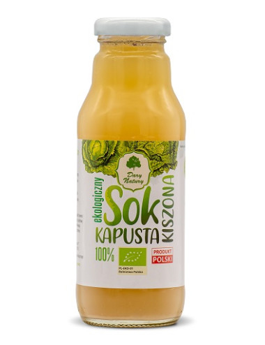 SOK Z KAPUSTY KISZONEJ BIO 270 ml - DARY NATURY