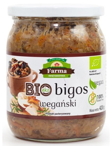 BIGOS WEGAŃSKI BEZGLUTENOWY BIO 420 g - FARMA ŚWIĘTOKRZYSKA