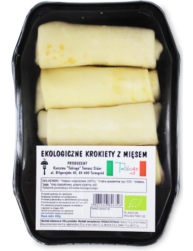 KROKIETY Z MIĘSEM BIO 400 g - KARCZMA TABIAGO (NA ZAMÓWIENIE)