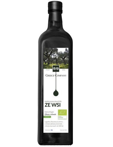 OLIWA Z OLIWEK EXTRA VIRGIN ZE WSI NIEFILTROWANA BIO 500 ml - GREECE COMPANY